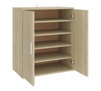 Vidaxl mueble zapatero madera de ingeniería roble sonoma 60x35x70 cm