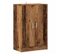 vidaXL Mueble zapatero madera de ingeniería envejecida 60x35x92 cm