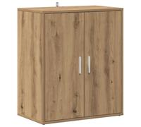 vidaXL Mueble Zapatero Madera ingeniería Roble Artisan 60x35x70 cm