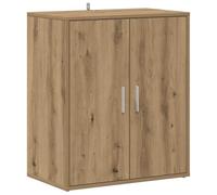 vidaXL Mueble Zapatero Madera ingeniería Roble Artisan 60x35x70 cm, Armario de Zapatos, Estantería de Zapatos