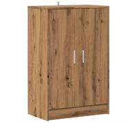 vidaXL Mueble Zapatero Madera ingeniería Roble Artisan 60x35x92 cm