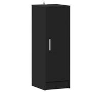 vidaXL Mueble Zapatero Organizador de Zapatos Armario Pasillo Almacenaje Taburete Puf Caja Banco Estantería de Madera Contrachapada Negro 32x35x92 cm