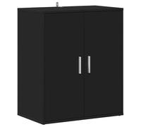 vidaXL Mueble Zapatero Organizador de Zapatos Armario Pasillo Almacenaje Taburete Puf Caja Banco Estantería de Madera Contrachapada Negro 60x35x70 cm