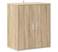 vidaXL Mueble Zapatero Organizador de Zapatos Armario Pasillo Almacenaje Taburete Puf Caja Banco Estantería de Contrachapada Roble Sonoma 60x35x70 cm