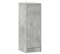 vidaXL Mueble Zapatero Organizador de Zapatos Armario Pasillo Almacenaje Taburete Puf Caja Banco Estantería de Contrachapada Gris Hormigón 32x35x92 cm