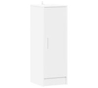 vidaXL Mueble Zapatero Organizador de Zapatos Armario Pasillo Almacenaje Taburete Puf Caja Banco Estantería de Madera Contrachapada Blanco 32x35x92 cm