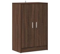 vidaXL Mueble Zapatero Organizador de Zapatos Soporte Armario Pasillo Almacenaje Estantería Madera Contrachapada Roble Marrón 60x35x92 cm