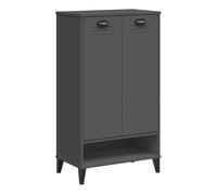 Vidaxl mueble zapatero viken madera de ingeniería gris antracita