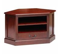 vidaXL MuebledeTVdeesquina con cajón Marrón 79 x 40 x 46 cm, Mueble de TV de Caoba Duradero, Sala de Estar Elegante, Unidad de Almacenamiento en Esquina, Mueble Compacto para Habitaciones pequeñas