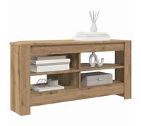 vidaXL MuebledeTVdeesquina Madera Vieja 102 x 40,5 x 45 cm, Armario de Esquina Rectangular, Moderno y Estiloso, Soporte de TV Compacto, Almacenamiento Funcional para Espacios pequeños