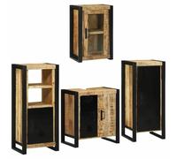 vidaXL Muebles de baño - Una solución práctica para organizar su espacio en casa con armarios rústicos de pared.