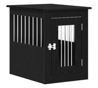vidaXL Muebles de madera de roble negro, 62 x 45 x 59 cm