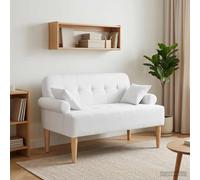 vidaXL Muebles Modernos Sofá de Asientos Asiento de Terciopelo Sofá de salón de dormitorio Asientos para el hogar Sofá moderno Interior Asiento para sala de Sofá lujoso
