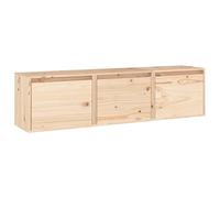 vidaXL Muebles para TV 3 Piezas Soporte Mobiliario Armario Aparador Salón Sala de Estar Dormitorio Decoración Madera Maciza de Pino