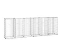 vidaXL Muro Gaviones con Cubiertas Acero Galvanizado 300x50x100cm Jardinería