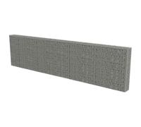 vidaXL Muro de gaviones con cubiertas acero galvanizado 600x30x150 cm