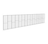 vidaXL Muro de gaviones con cubiertas acero galvanizado 900x50x200 cm