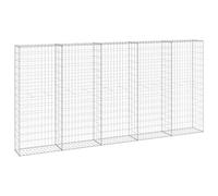 vidaXL Gavión con cubierta de acero galvanizado 300 x 30 x 150 cm