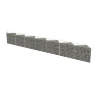 vidaXL Muro de Gaviones de Acero 450x30x50 cm Macetero y Tiestos Jardinería