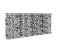 vidaXL Muro Gaviones Cubiertas Acero Galvanizado 200x20x85cm Pared Valla Cerca