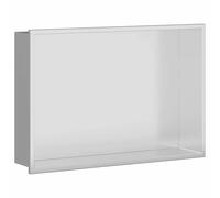 vidaXL Nicho de Ducha : Solución de Almacenamiento para Baños, Diseño Moderno, Accesorio Rectangular, Ideal para Mejorar Tu Hogar, Hecho en Acero Inoxidable, Ahorra Espacio