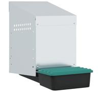 vidaXL Nido para gallinas con 1 Compartimento de Acero galvanizado para Montar en la Pared