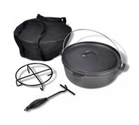 VidaXL Olla Holandesa con Tapa 5.6L + Accesorios