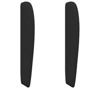 vidaXL Oreja de Cabecera Otro Negro 80 x 23 x 6 cm Espuma y Tela, Cabecera Moderna Elegante, Tela Suave, Espuma Duradera, Estilo Minimalista para tu Dormitorio