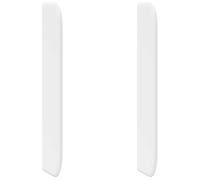 vidaXL Oreja de cabecero 80 x 16 x 4 cm PVC, Mueble Moderno para Dormitorio, cabecera Suave, PVC Resistente, Madera, Decoraciones Elegantes para tu hogar