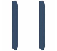 vidaXL Oreja de cabecero Azul 80 x 16 x 4 cm Tela, Accesorio Moderno para el Dormitorio, cabecera de Tela Duradera, diseño Elegante y cómodo para el hogar