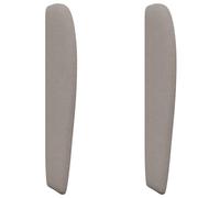 vidaXL Oreja de cabecero Beige 80 x 23 x 6 cm Tela, Decoración Moderna para tu Dormitorio, cabecera de Espuma cómoda, diseño Elegante, toques contemporáneos para Dormir Minimalista