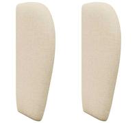 vidaXL Oreja de cabecero Crema 40 x 23 x 6 cm Tela,
