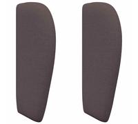 vidaXL Oreja de cabecero Marrón 40 x 23 x 6 cm Tela, Cabecera Moderna, Estilo Minimalista, almohadón de Espuma Que Ahorra Espacio, Accesorio Duradero para tu Dormitorio