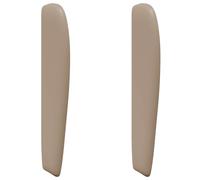 vidaXL Oreja de cabecero Marrón 80 x 23 x 6 cm PVC, Cabecera de diseño Moderno, Comodidad con Espuma, Mueble Duradero, Accesorio Compacto para un Dormitorio contemporáneo