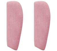 vidaXL Oreja de cabecero Rosa 40 x 23 x 6 cm Terciopelo, Diseño Elegante para tu Dormitorio, cabecera de Terciopelo Lujosa, cojín Suave, toques Rosados, Apoyo cómodo