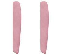 vidaXL Oreja de cabecero Rosa 80 x 23 x 6 cm Terciopelo, Cabecero de diseño Moderno, Suave Terciopelo, Decorativo y Elegante, Dormitorio chido