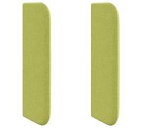 vidaXL Oreja de cabecero Verde 40,5 x 40,5 x 4 cm Tela, Cabecero Moderno Elegante, Espuma Duradera con Suave Acolchado, Esencial contemporáneo para tu Dormitorio