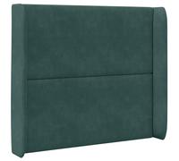 vidaXL Oreja de cabecero Verde 80 x 16 x 4 cm Terciopelo, Decoración para el Dormitorio, cabecero de Terciopelo Moderno, Mueble tapizado, diseño Elegante para tu Espacio