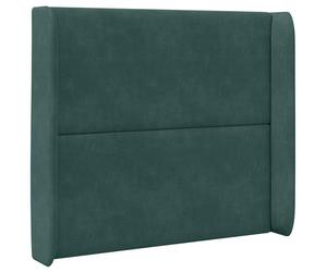 vidaXL Oreja de cabecero Verde 80 x 16 x 4 cm Terciopelo, Decoración para el Dormitorio, cabecero de Terciopelo Moderno, Mueble tapizado, diseño Elegante para tu Espacio