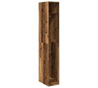 vidaXL Organizador de armario de madera vieja, madera de ingeniería, estilo moderno, tamaño compacto, 200 x 50 x 30 cm