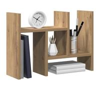 vidaXL Organizador de Escritorio Roble Artesanal 34,5 x 15,5 x 35,5 cm, Organizador de Escritorio Moderno, Accesorio Rectangular, Ideal para Mantener tu Oficina ordenada y Funcional