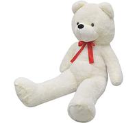 vidaXL Oso de Peluche Gigante XXL 85 cm Blanco Osito de Juguete Extra Grande