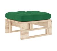 Vidaxl otomana de jardín de palets madera de pino impregnada
