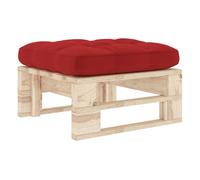 Vidaxl otomana de jardín de palets madera de pino impregnada