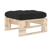 Vidaxl otomana de jardín de palets madera de pino impregnada
