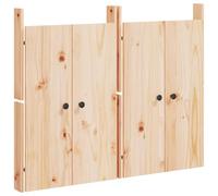 vidaXL Puertas de Cocina Exterior 2 uds Madera Maciza Pino 50x9x82 cm