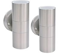VidaXL Pack 2 Farolas de Pared para Exterior GU10