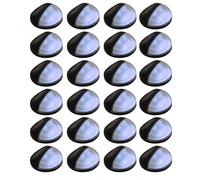 VidaXL Pack 24 Focos Solares LED de Pared para Exterior Negros