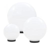 VidaXL Pack 3 Lámparas LED Esféricas E27