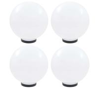 VidaXL Pack 4 Lámparas LED Esféricas E27 30cm